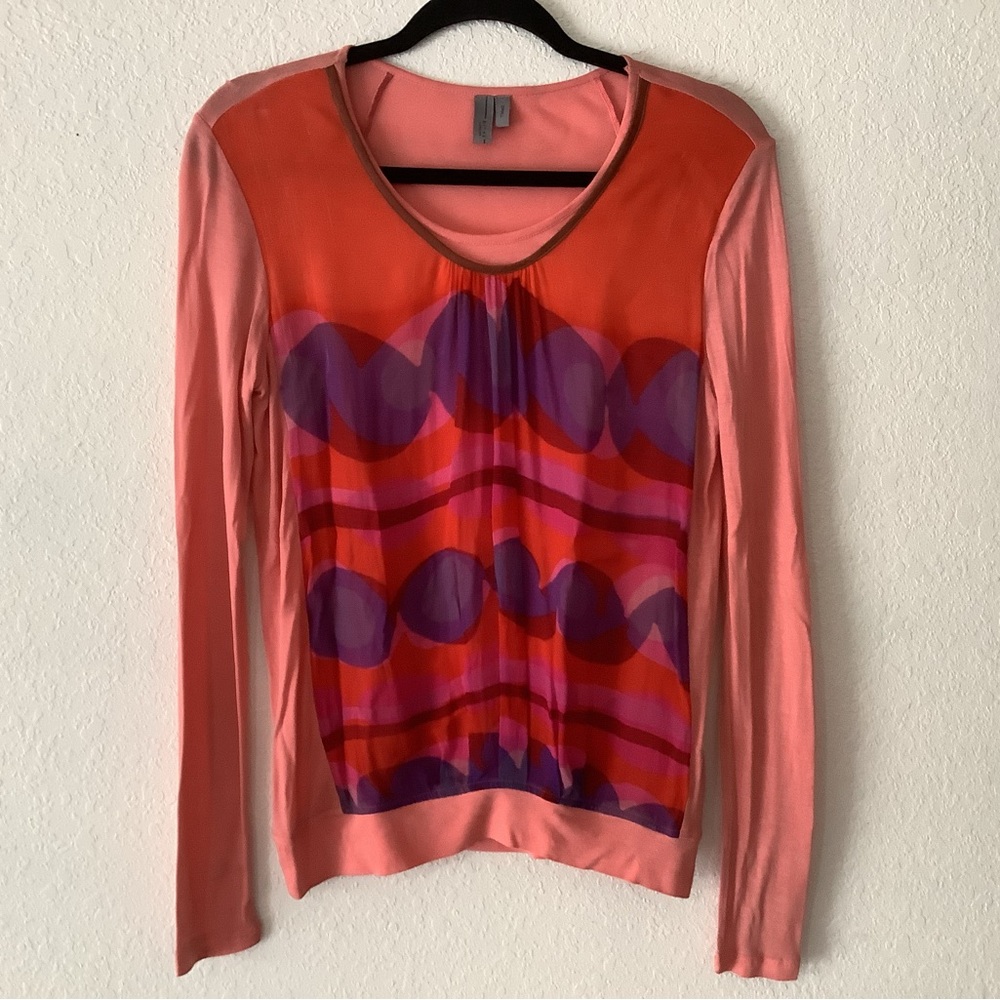 Stylish Pink and Purple Women's Top